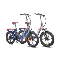 FAFREES F20 Pro električni bicikl 20" 250W, plavo-zeleni